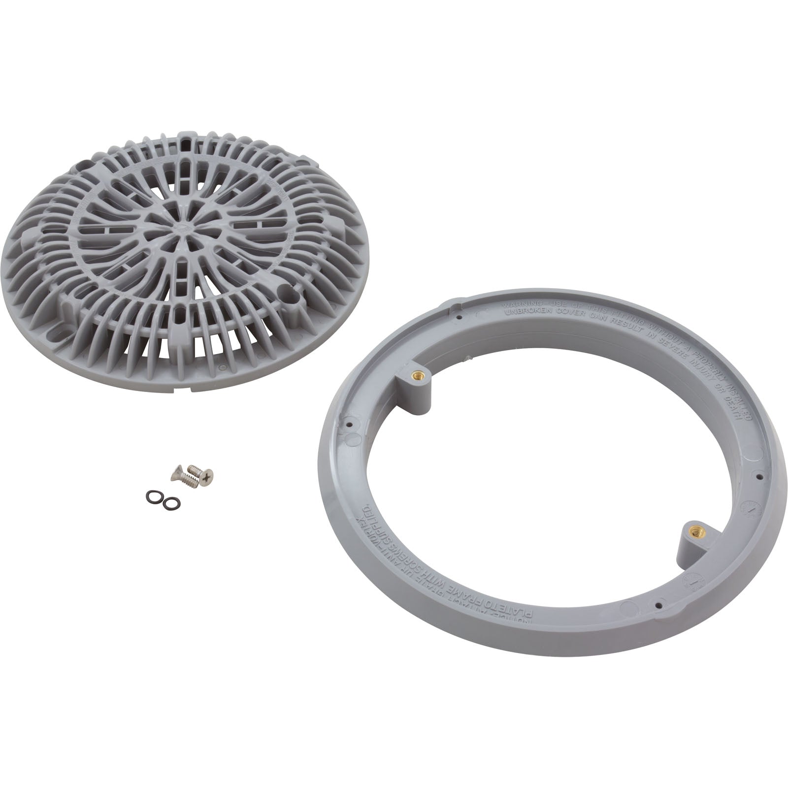 Gunite Main Drain Frame, Galaxy Lid (Av) , Gray – PST Pool Supplies