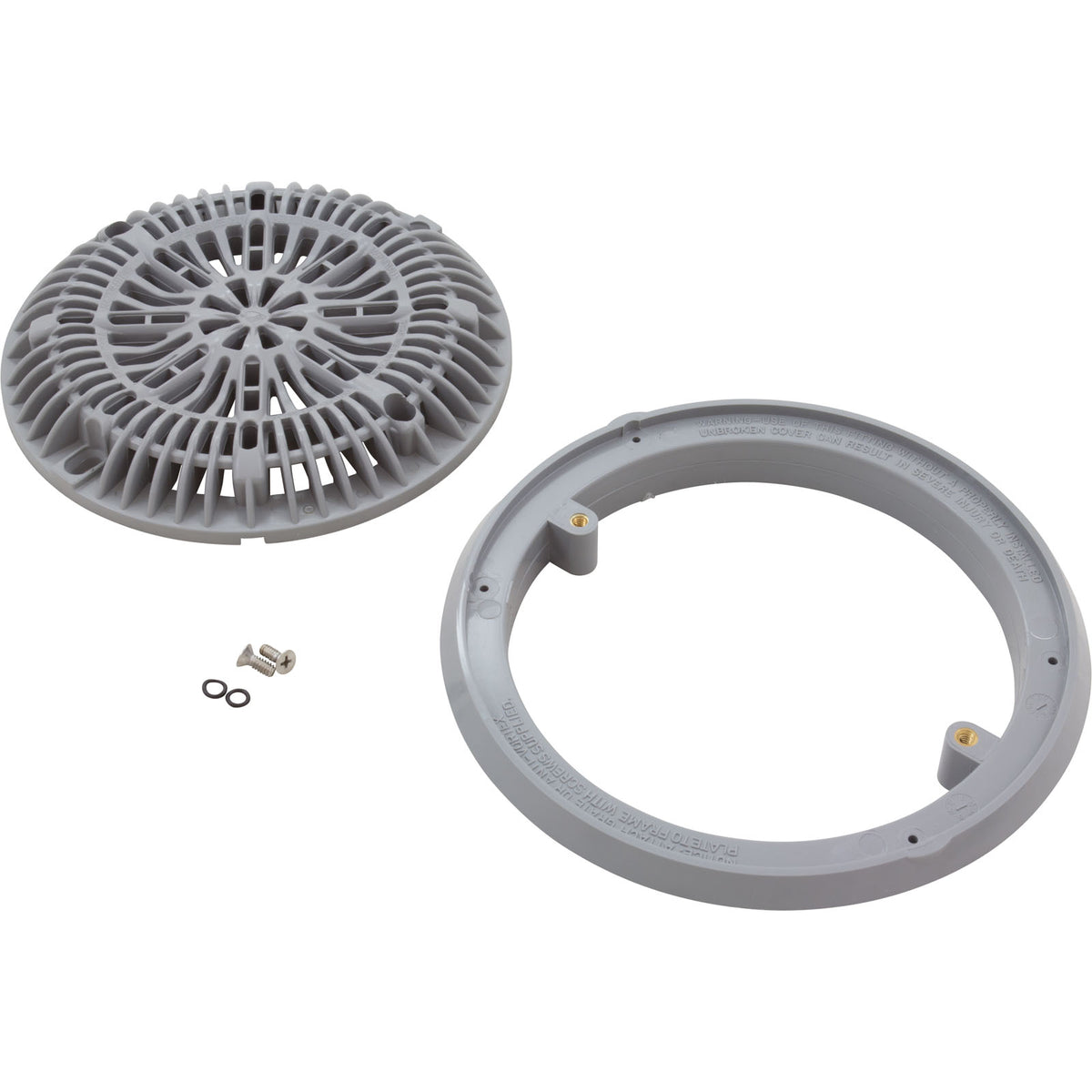 Gunite Main Drain Frame, Galaxy Lid (Av) , Gray