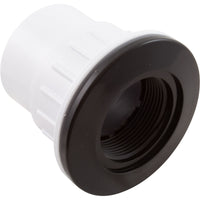Fiberglass Pool Wallfitting, W/Nut, Black, No Gasket