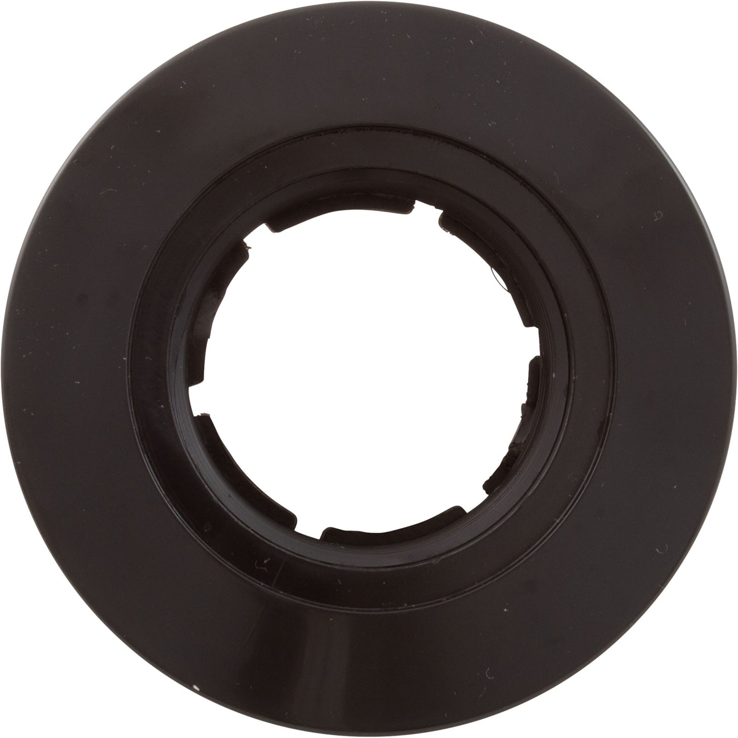 Fiberglass Pool Wallfitting, W/Nut, Black, No Gasket