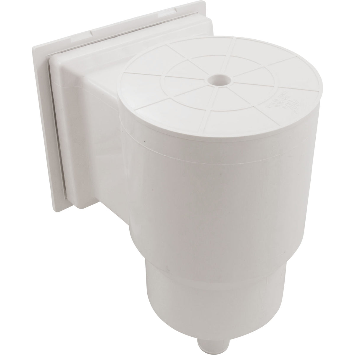 Écumoire complet, WW FloPro II, piscine V/F, gorge courte, blanc