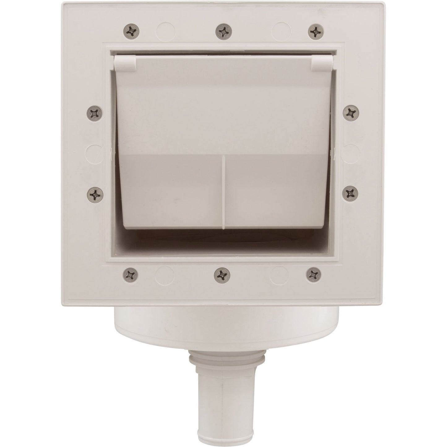 Skimmer Complete, WW FloPro II, Pool V/F, Short Throat, Wht