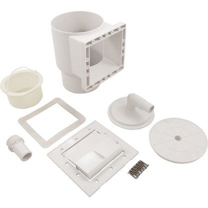 Skimmer Complete, WW FloPro II, Pool V/F, Short Throat, Wht