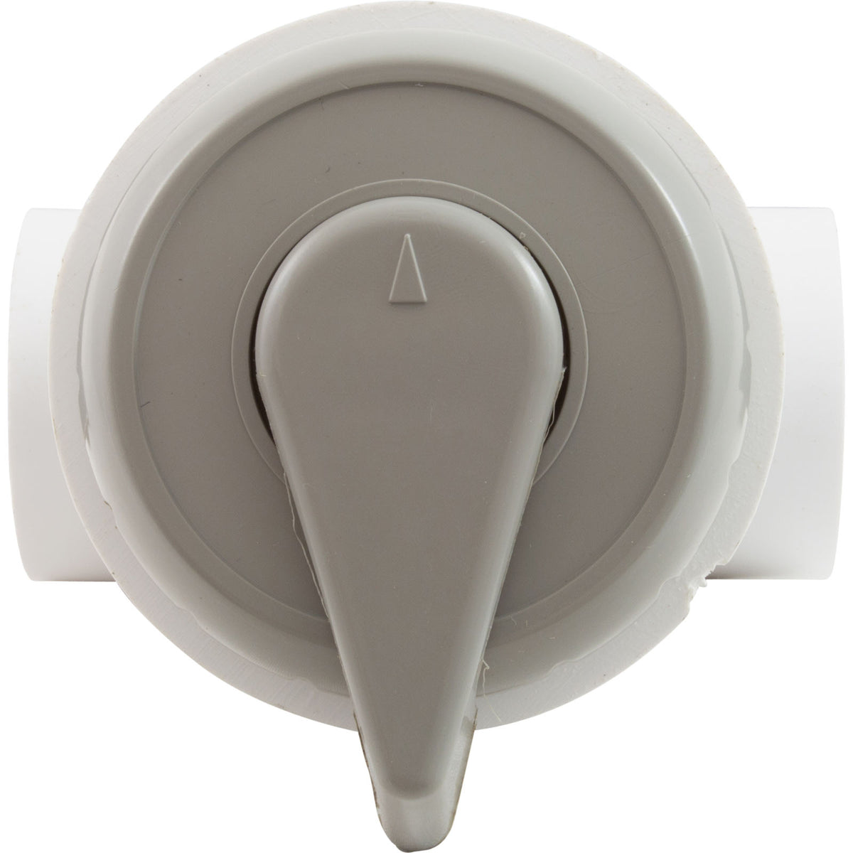 Diverter Valve, WW, 1", 2 Port, Top Mount, Vertical, Gry