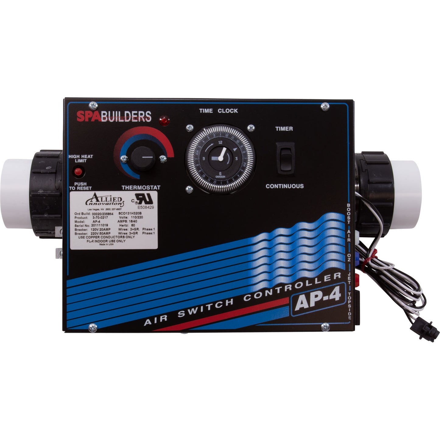 Control, Allied AP-4, , 5.5kW, 115/230v, w/Time Clock