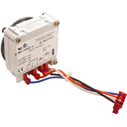 Timer, Grasslin, SPDT, Panel Mount, 24 vac, 24hr, w/Harness