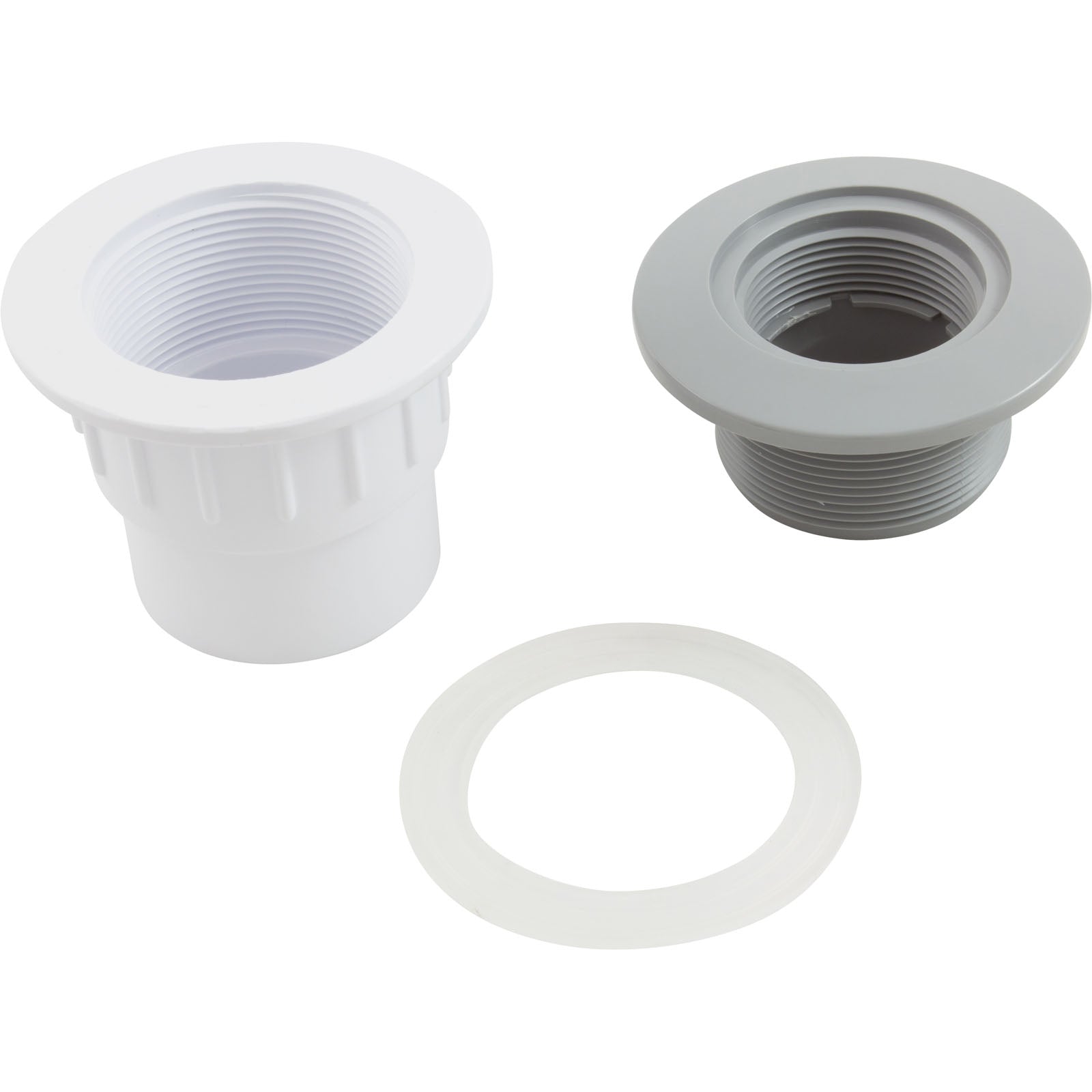 Wall Return Fitting, CMP, 1-1/2"s x 2"spg x 1-1/2"fpt, FG, Gry