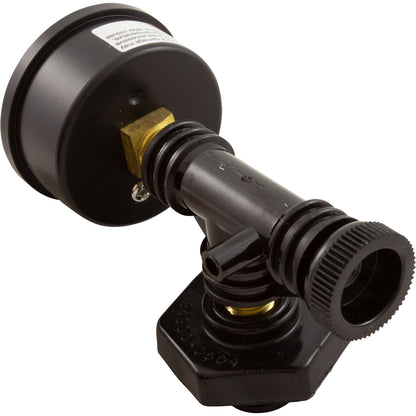 Pressure Gauge Assembly, Pentair, System 3, 1/4"mpt, 0-60psi, Back MT