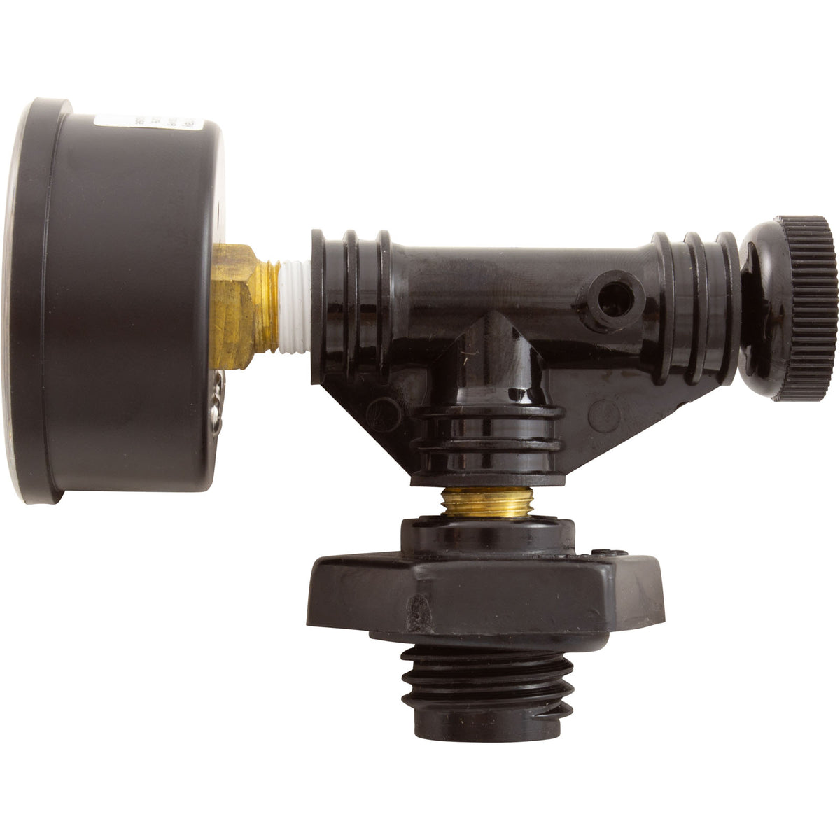 Pressure Gauge Assembly, Pentair, System 3, 1/4"mpt, 0-60psi, Back MT
