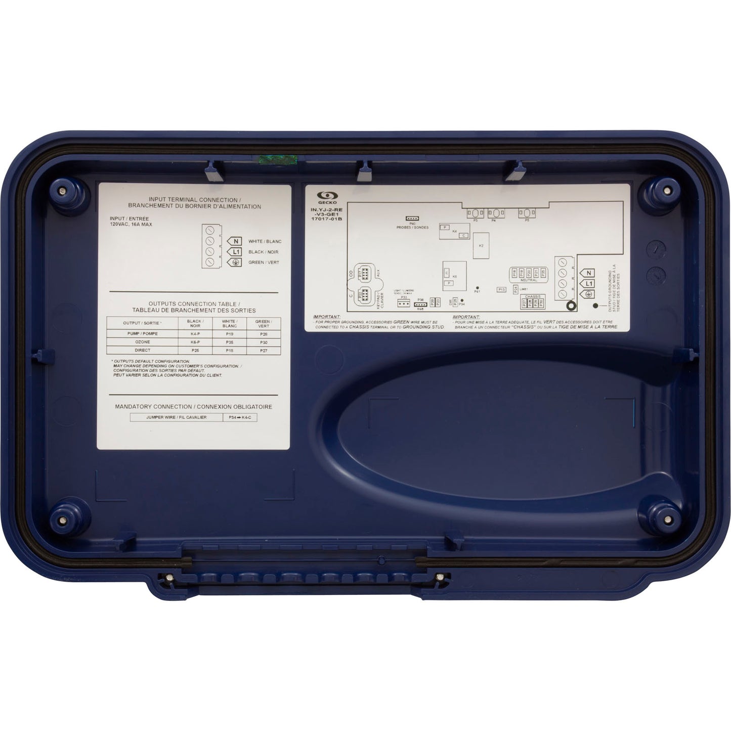 Control Only, Gecko IN.YJ-2, Heat Recovery, 115v, NO HEATER