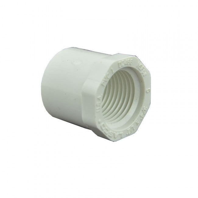 3/4" x 1/2" PVC (Sch. 40) Spigot x FIP Bushing