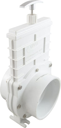 Gate Valve, 3 pc, SS Paddle, Valterra, 4"s x 4"s, 20psi