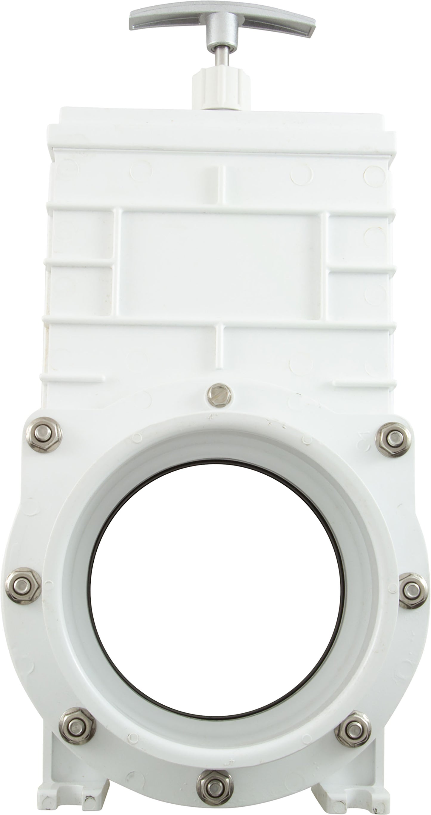 Gate Valve, 3 pc, SS Paddle, Valterra, 4"s x 4"s, 20psi