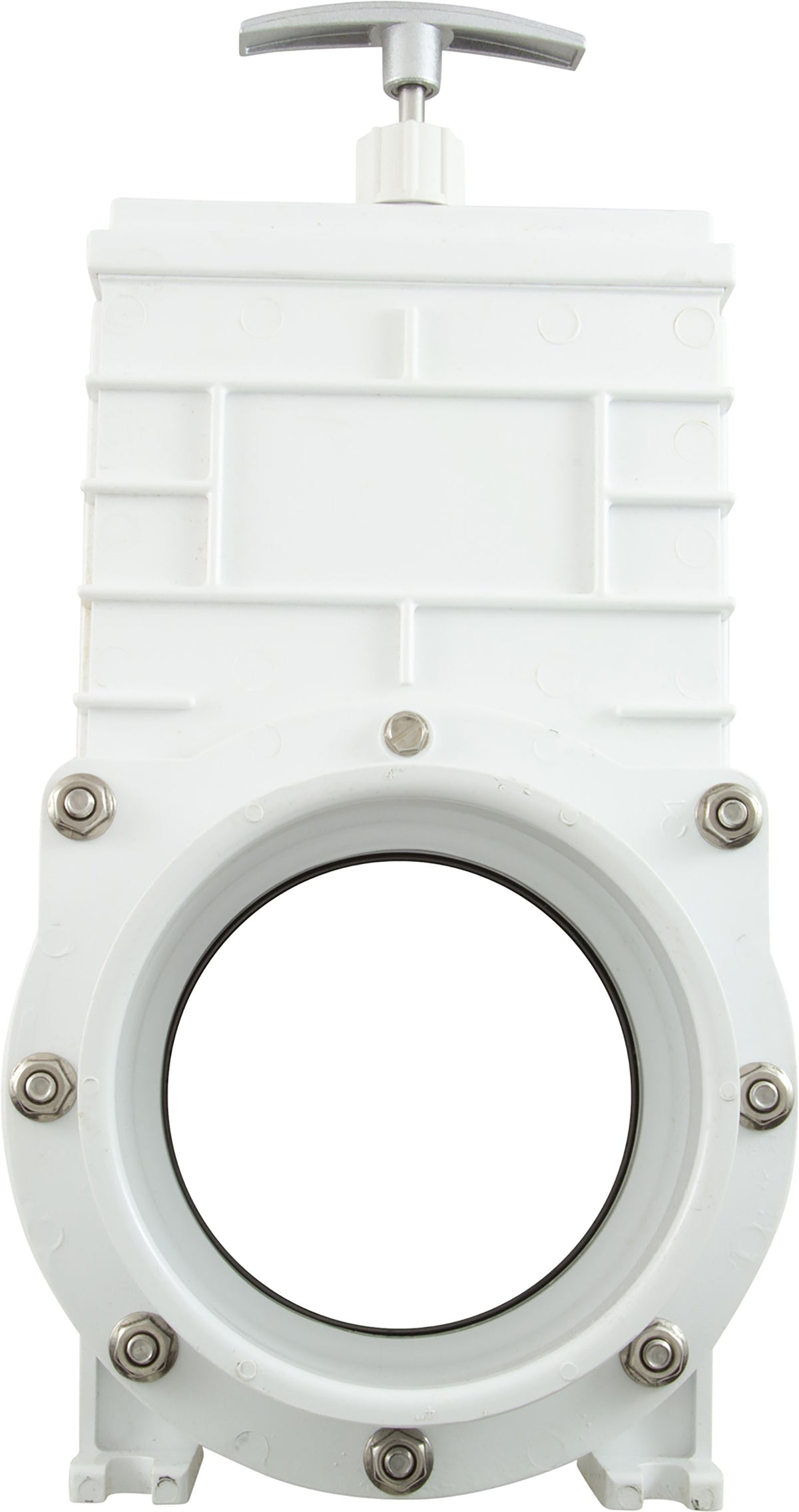 Gate Valve, 3 pc, SS Paddle, Valterra, 4"s x 4"s, 20psi