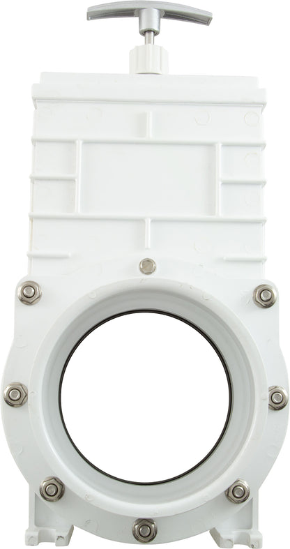 Gate Valve, 3 pc, SS Paddle, Valterra, 4"s x 4"s, 20psi