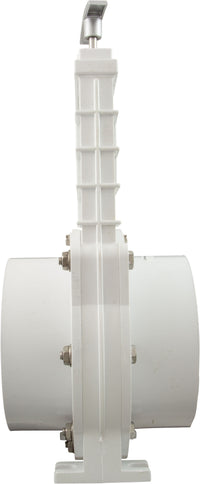 Gate Valve, 3 pc, SS Paddle, Valterra, 4"s x 4"s, 20psi