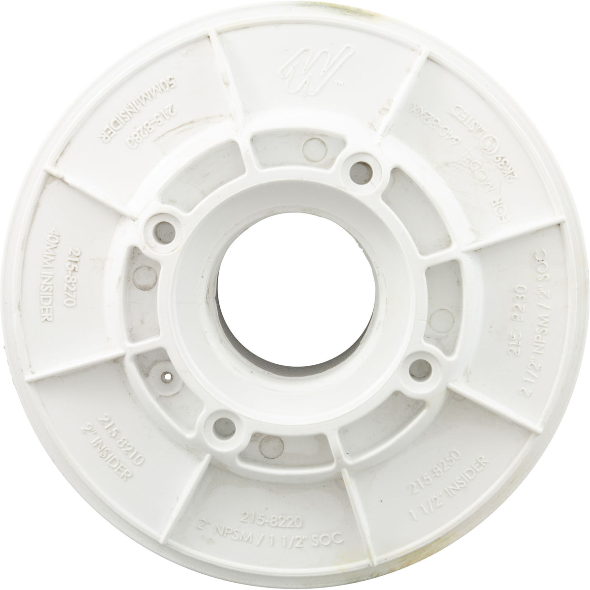 2" Insider Wallfitting For 6" Drain