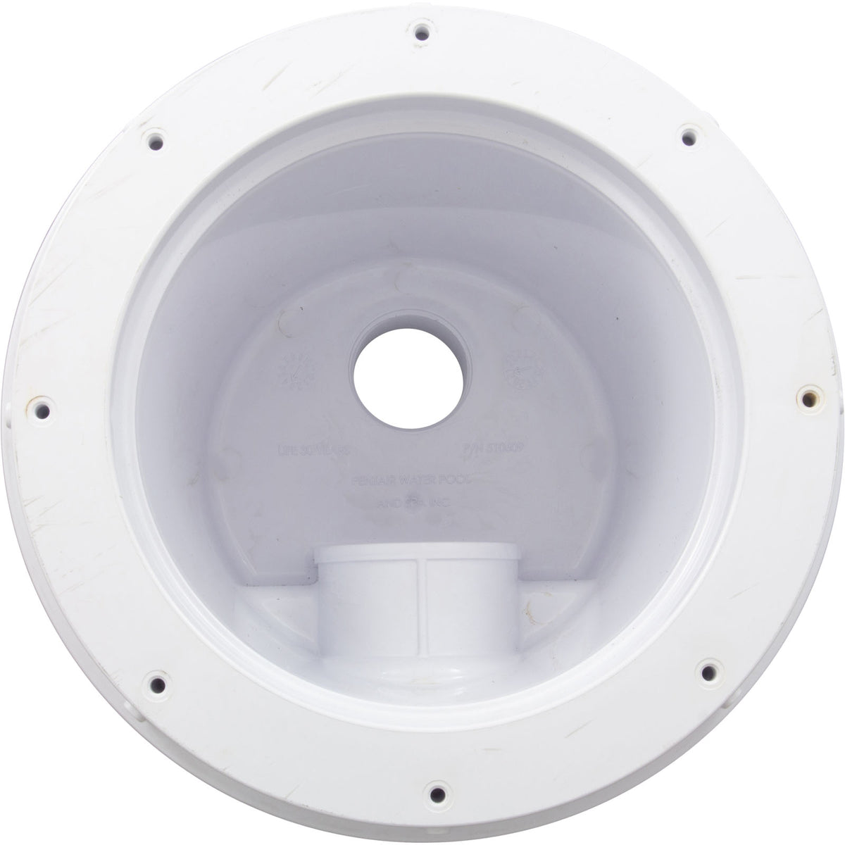 Main Drain, PentStrGrd, 8", 112gpm, 2"Sde, 1-1/2"btm, ABS, Wht, qty2