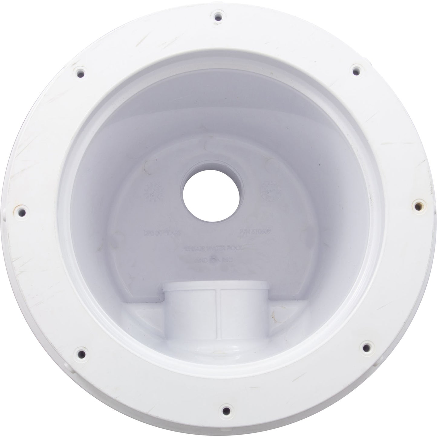 Main Drain, PentStrGrd, 8", 112gpm, 2"Sde, 1-1/2"btm, ABS, Wht, qty2