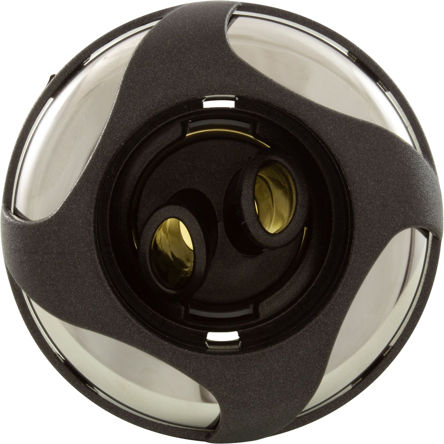 Jet Intl, WW Poly Storm, espiral, 3-5/8" fd, TwinRoto, SS/DkGry, rosca