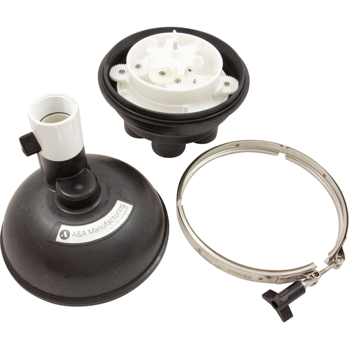 T-Valve Complete, A&A Manufacturing, 5 Port, 1-1/2"