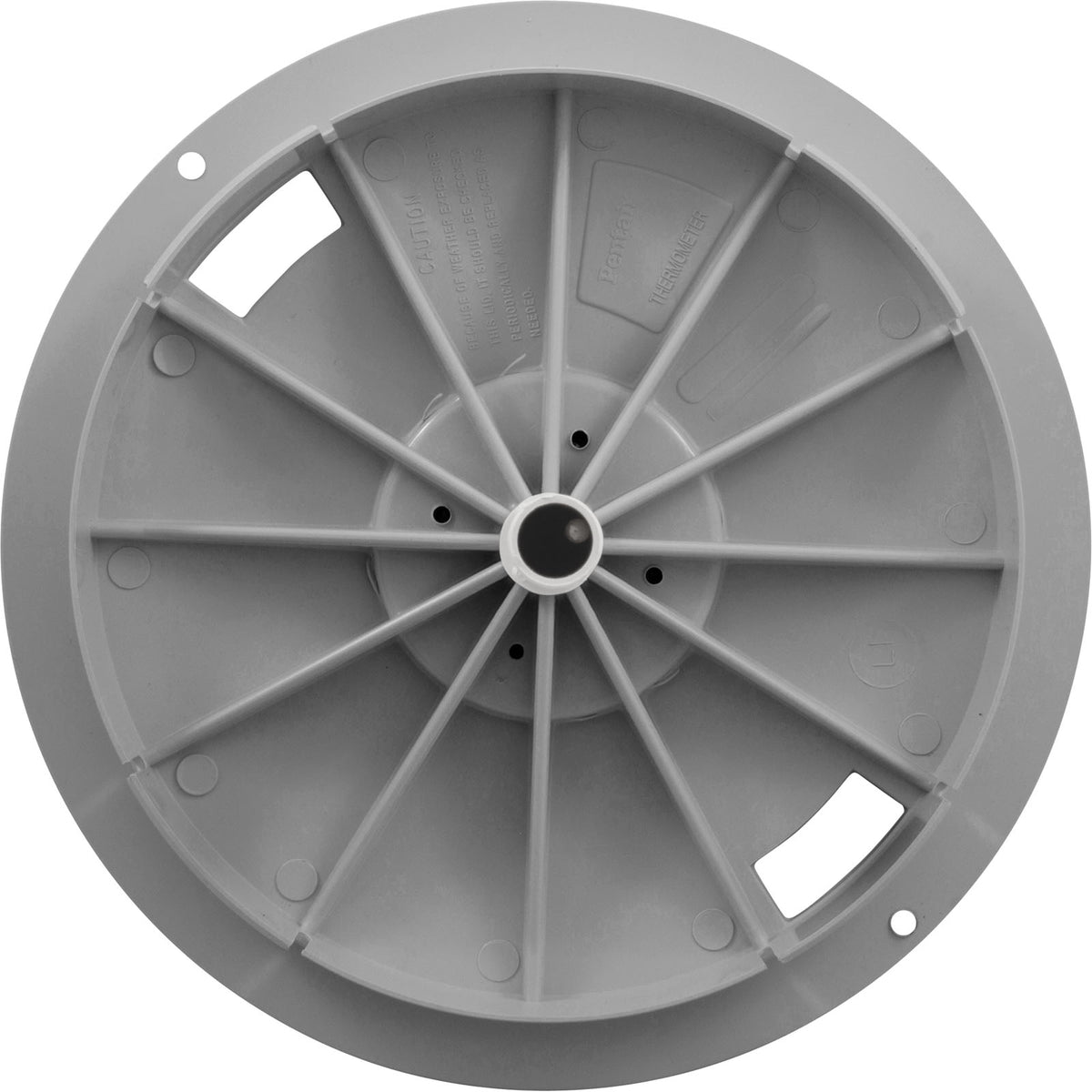 Lid Skimmer w/ Thermometer Std Gray
