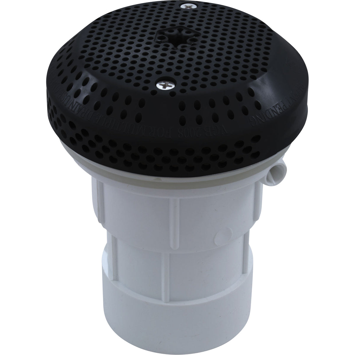 Suction Assembly, BWG/GG, 2-3/8"hs, 2"spg x 1/2"s, Black