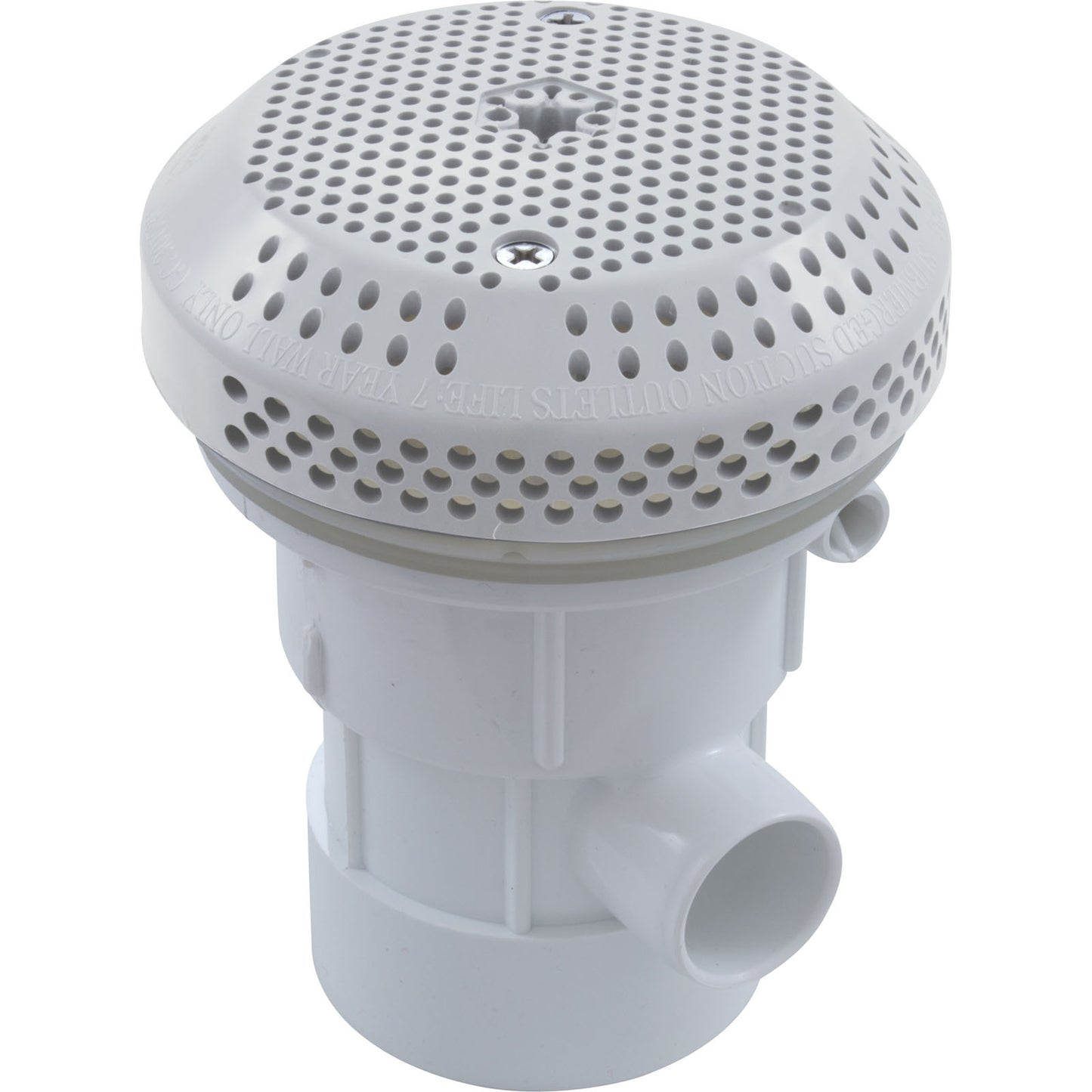 Suction Assembly, BWG/GG, 2-3/8"hs, 2"spg x 1/2"s, White