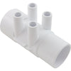 Manifold, 3/4"b, 4 Port, Flow Thru, 2"s x 2"spg, SP