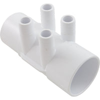 Manifold, 3/4"b, 4 Port, Flow Thru, 2"s x 2"spg, SP