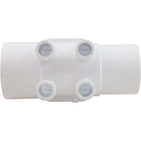 Manifold, 3/4"b, 4 Port, Flow Thru, 2"s x 2"spg, SP