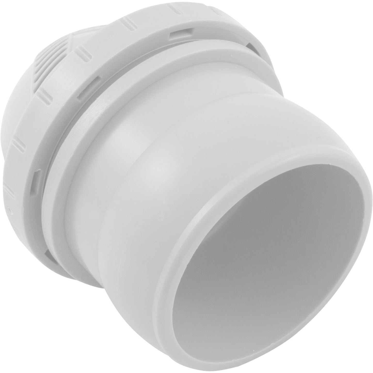 Inlet Fitting, Infusion Venturi, 2" Insider, Glueless, White