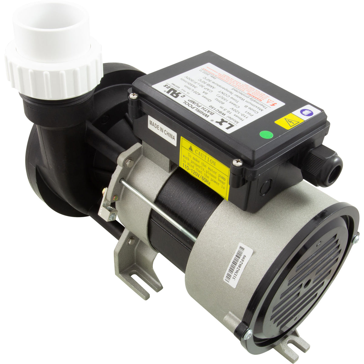 Pump, Bath, LX WBC, 9.0A, 115v, 1.5"
