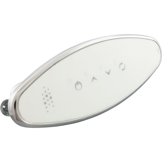 Topside, CG Air Classic LED, 4-Button, Chrome, Oval-L