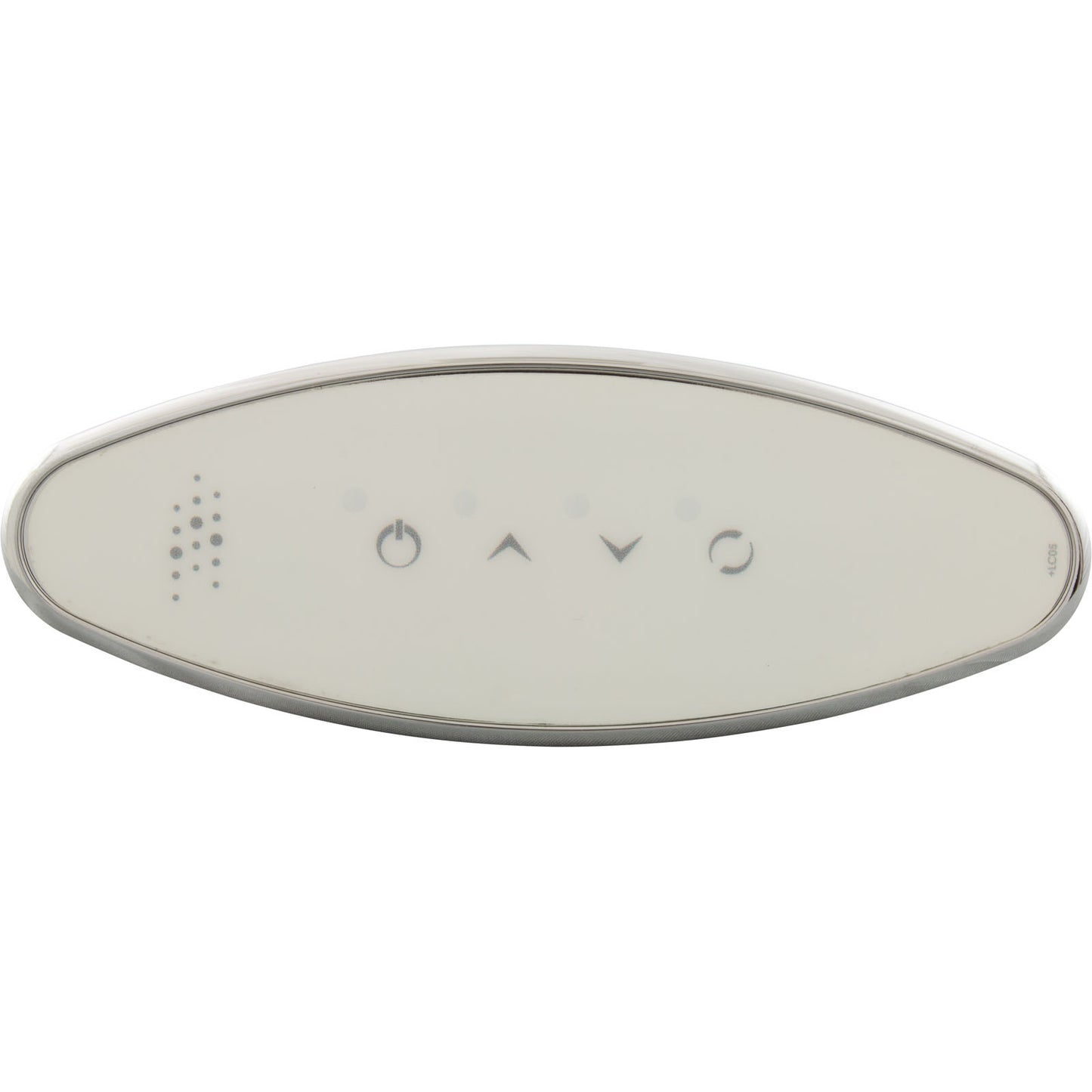 Topside, CG Air Classic LED, 4-Button, Chrome, Oval-L