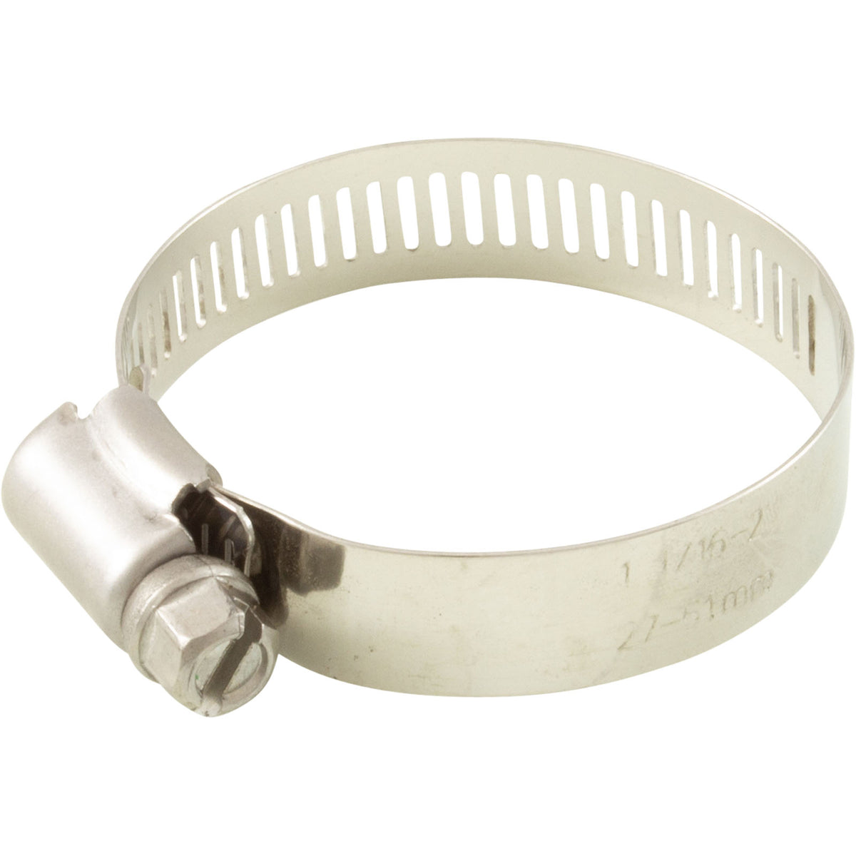 2" S/S Hose Clamp 1/2" Band Clamp #28