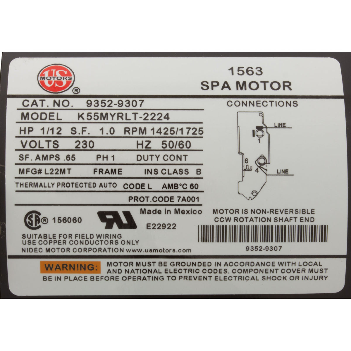 Pump, Circ, Gecko Aqua Flo CMHP, 1/15hp, 230v, 1-1/2", OEM, CE