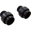 Union, Ww Champion, 2"Mbt X 2"S, Black, Qty 2