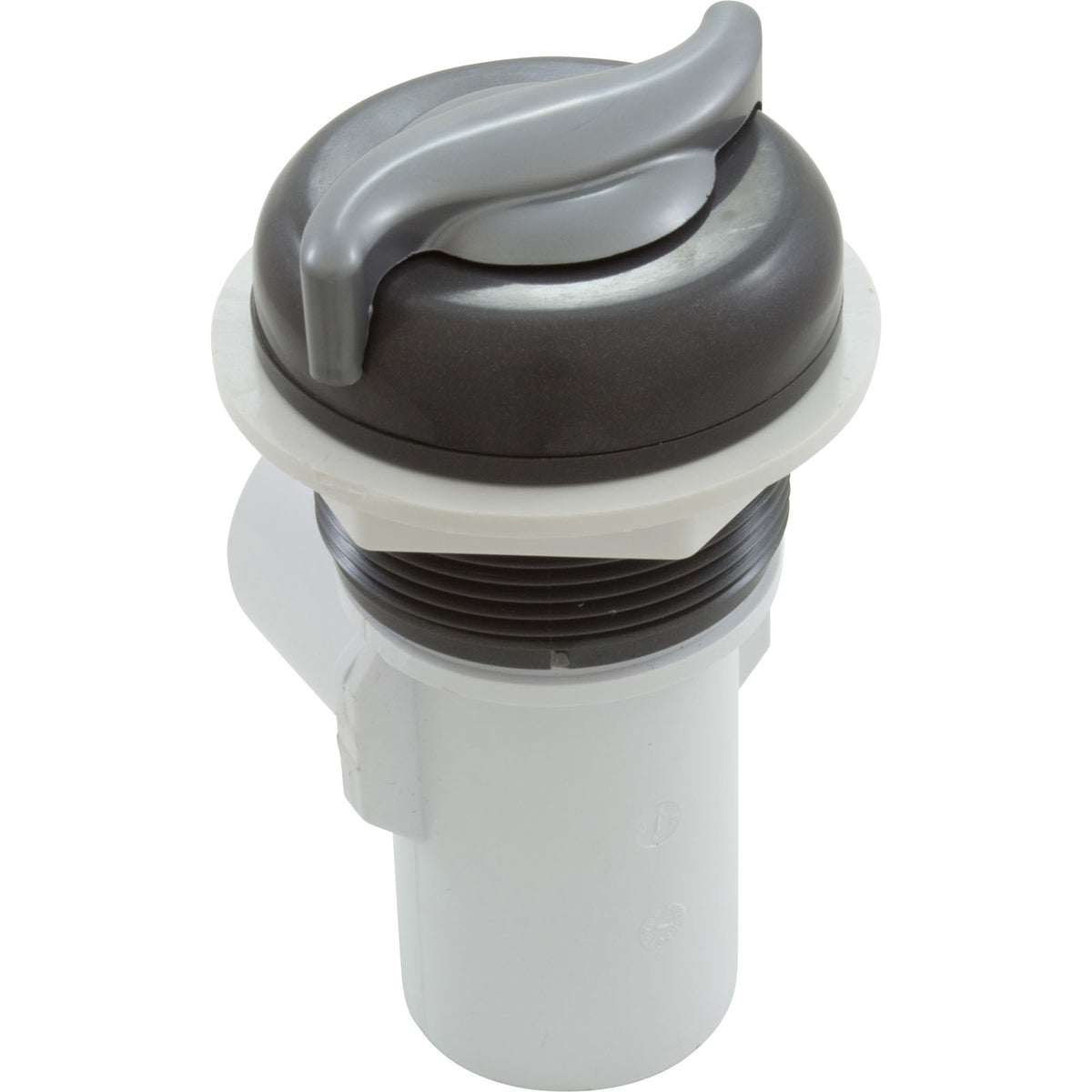 Diverter Valve, Cmp, 2-1/16"Hs, 1"S, S-Handle, Gry/Slvr