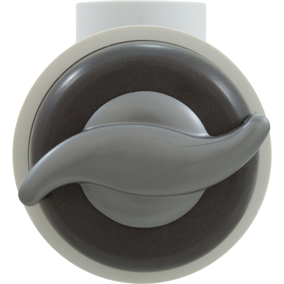 Diverter Valve, Cmp, 2-1/16"Hs, 1"S, S-Handle, Gry/Slvr