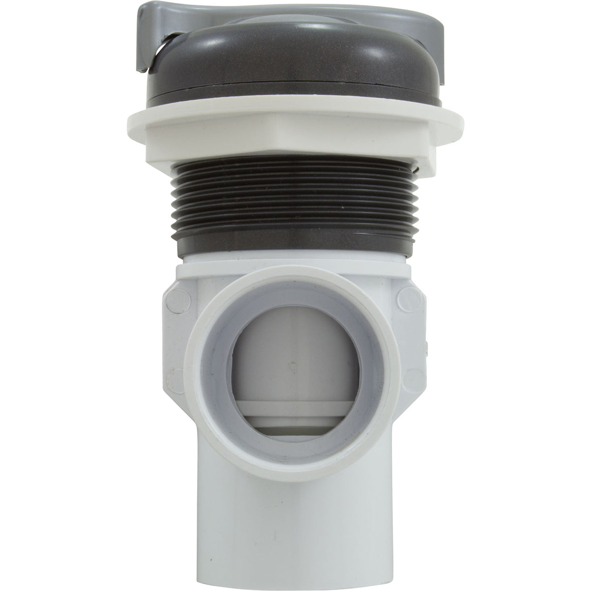 Diverter Valve, Cmp, 2-1/16"Hs, 1"S, S-Handle, Gry/Slvr