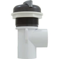 Diverter Valve, Cmp, 2-1/16"Hs, 1"S, S-Handle, Gry/Slvr