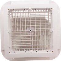 Main Drain Grate, Aquastar Retro Wav, 12" x 12" Square, Wht