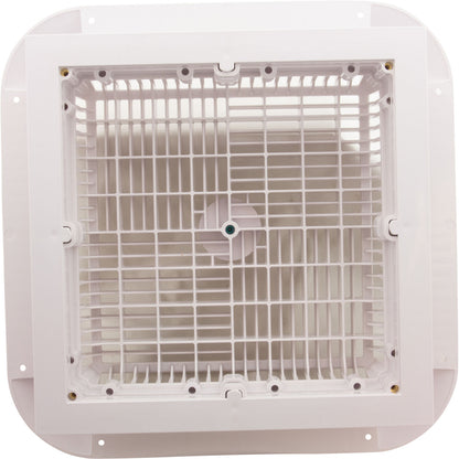 Main Drain Grate, Aquastar Retro Wav, 12" x 12" Square, Wht