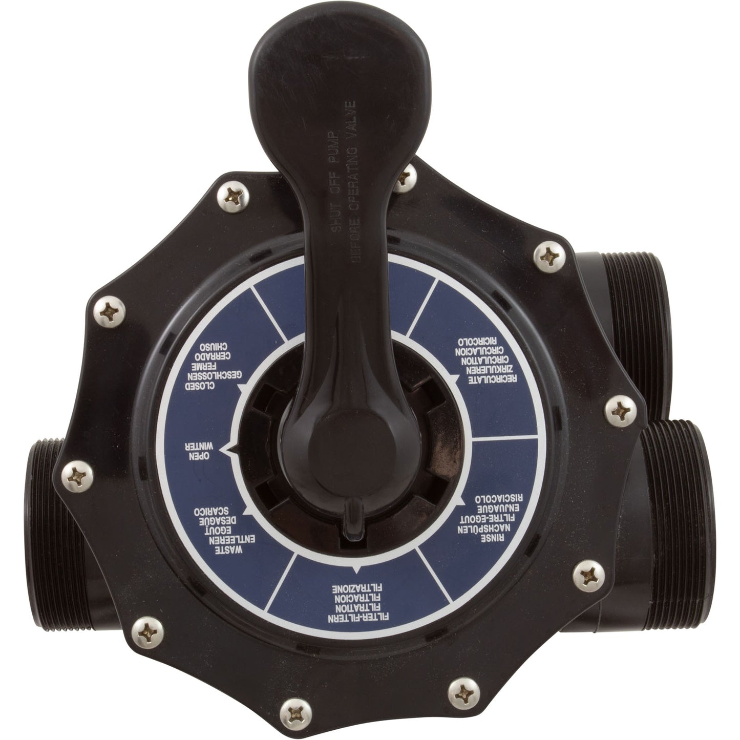 Multiport Valve, Pentair TA60, SD80, CFII26, TM, 2", w/o Unions