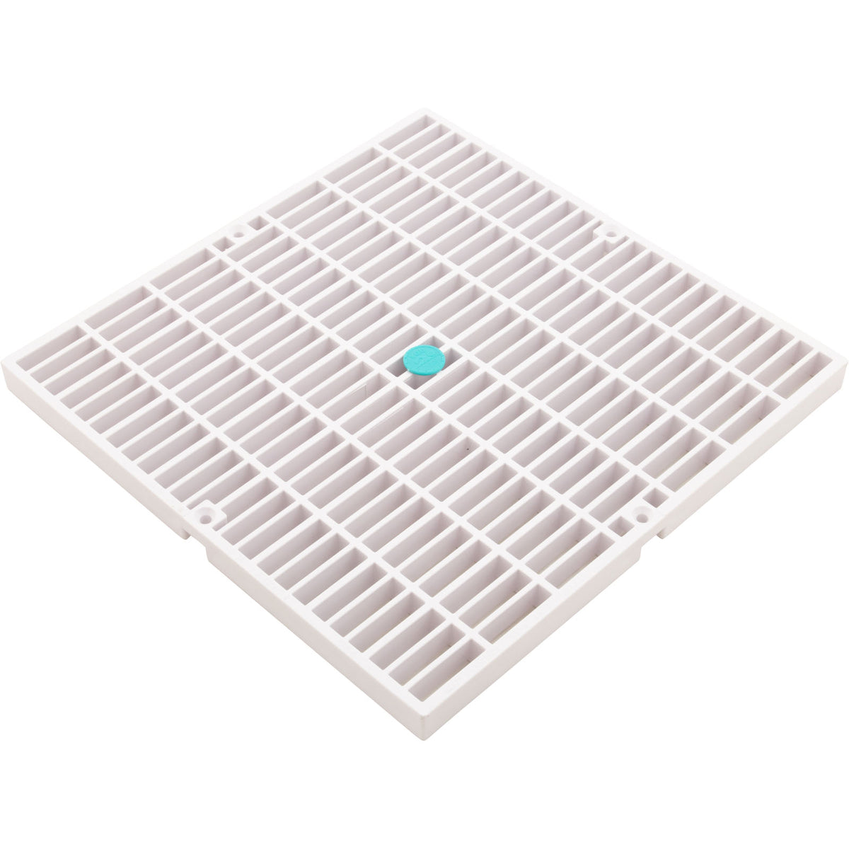 Drain Cover Only, Aquastar, Flat, 24" Square (4x12), White, VGB