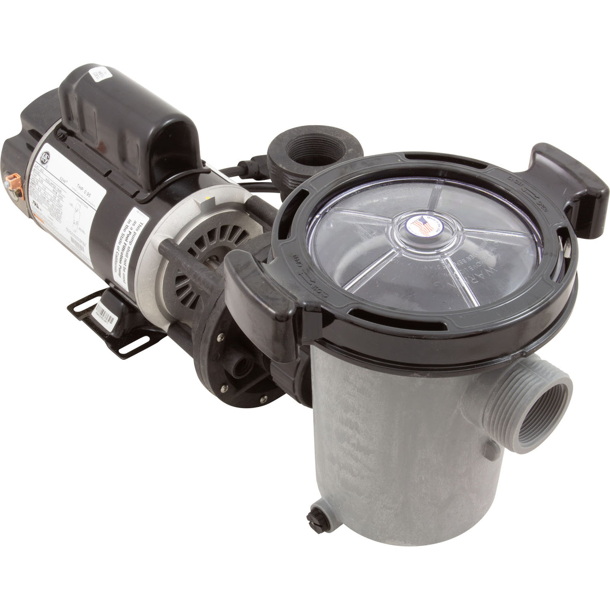 Pump, WW Hi-Flo II, 1.5SPL, 1-Spd, 115v, 6"Trp, 3ft Nema, Vert