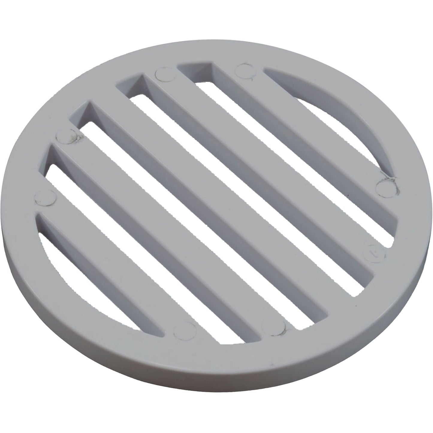 Tapa de drenaje de cubierta redonda de 3", color gris