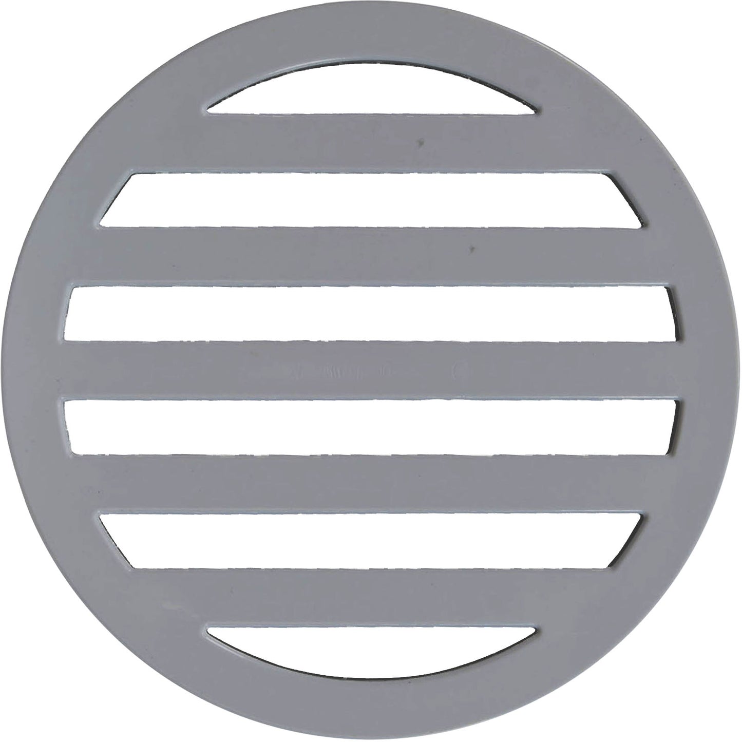 Tapa de drenaje de cubierta redonda de 3", color gris