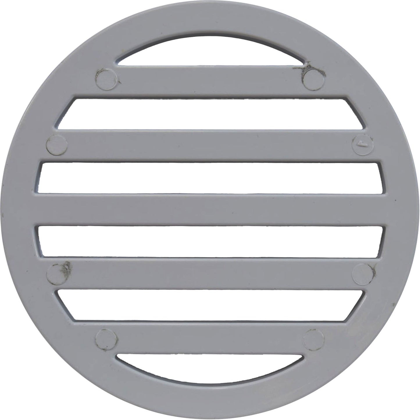 Tapa de drenaje de cubierta redonda de 3", color gris